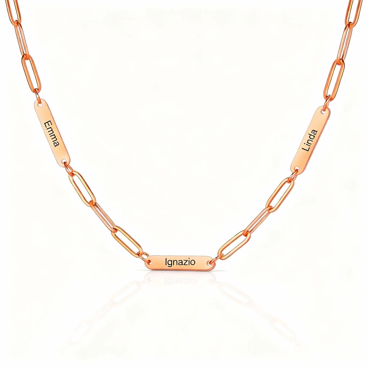 Personalised Bar Link Necklace