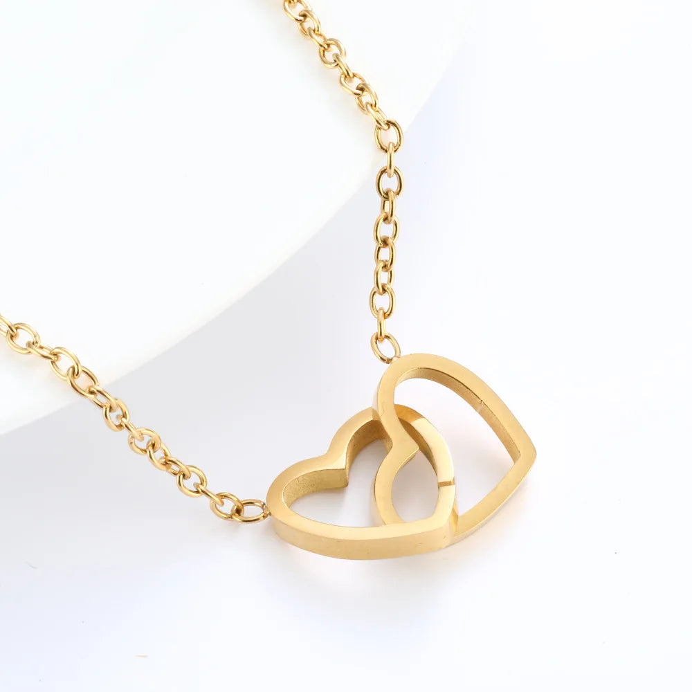 Interlocking Hearts Necklace