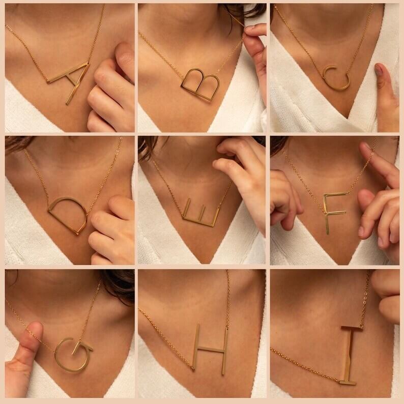 Elegant Initial Necklace