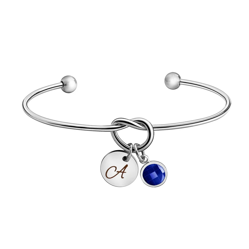 Initial Grace Bangle
