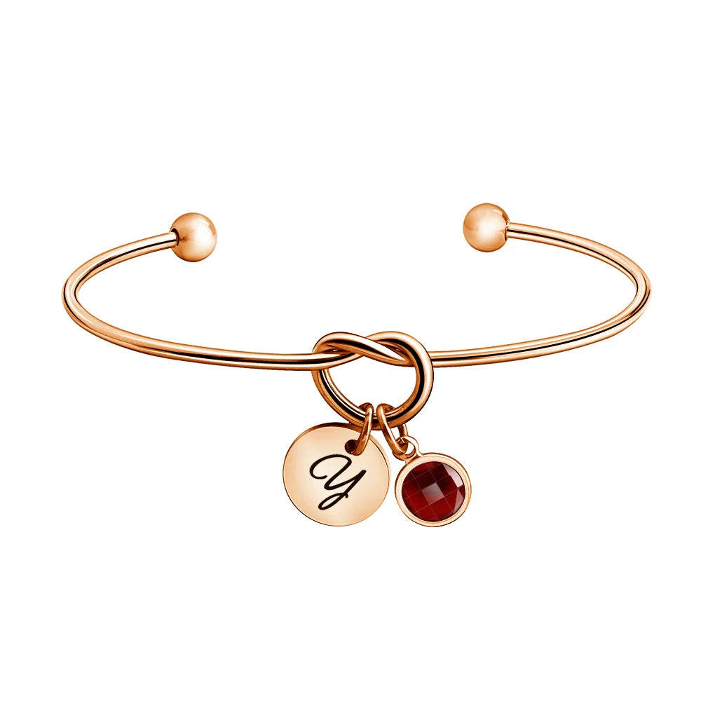 Initial Grace Bangle