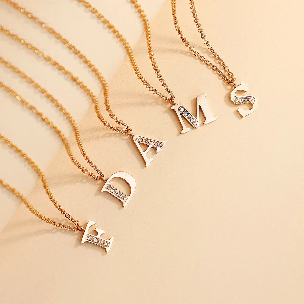 Initial Charm Necklace