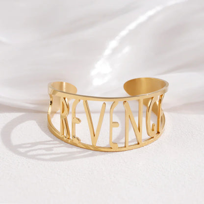 Word Cuff Bracelet