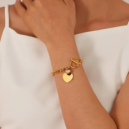 Heart Link Bracelet