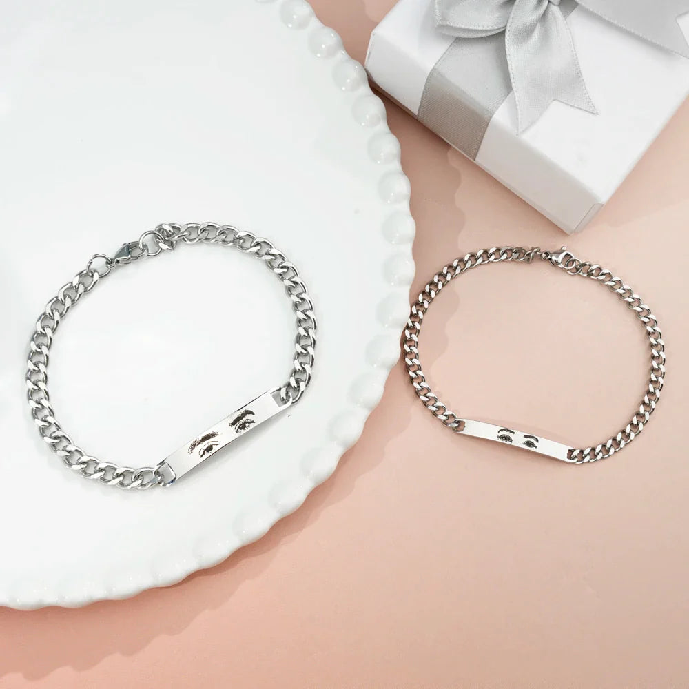 His & Hers Gaze Bracelet Set