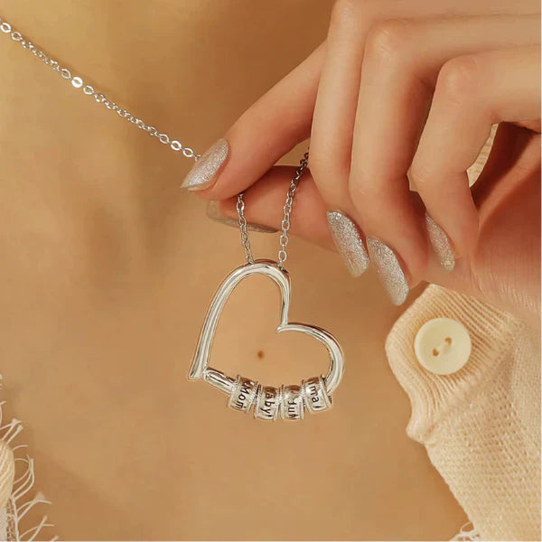 Charming Heart Beads Necklace