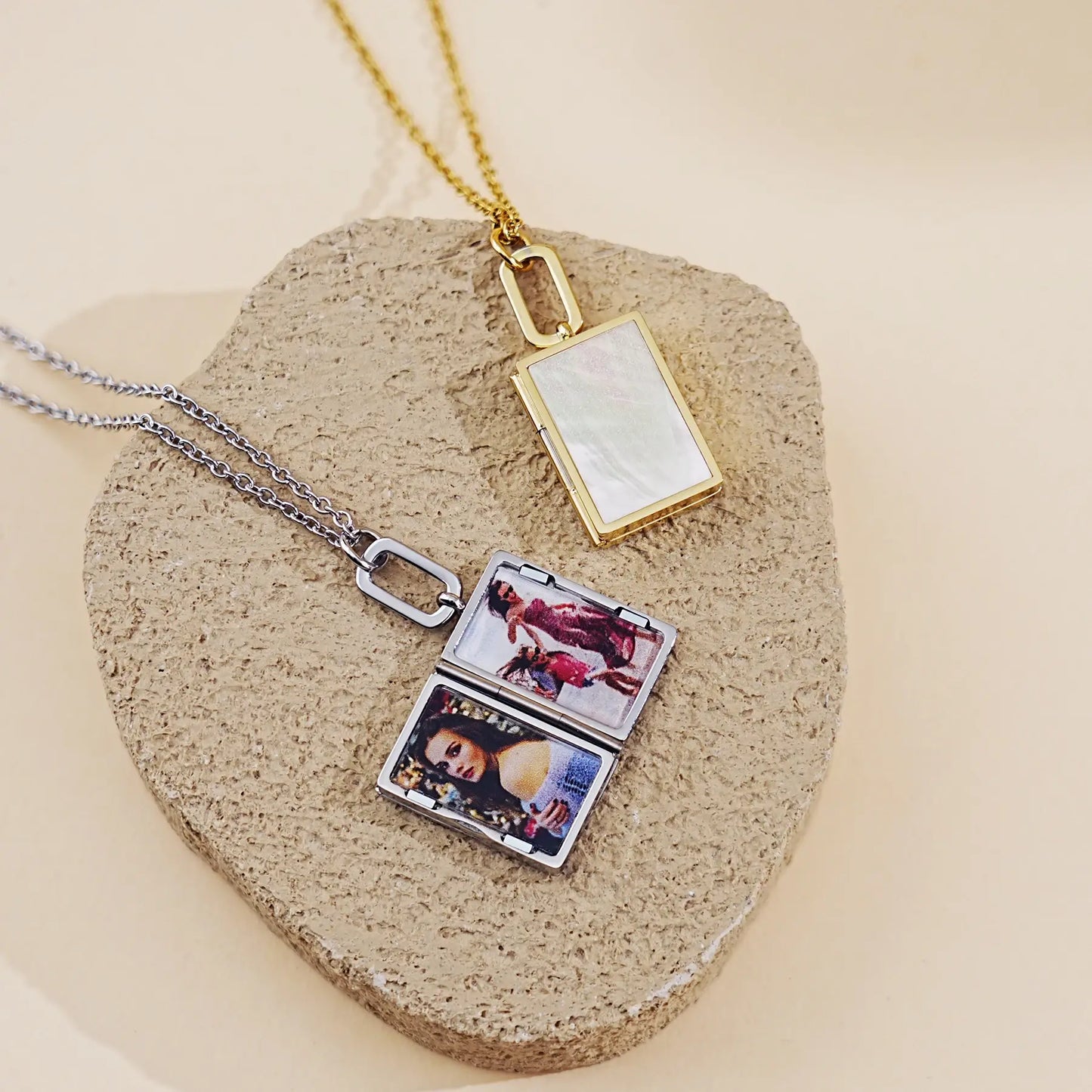 Book Locket Necklace