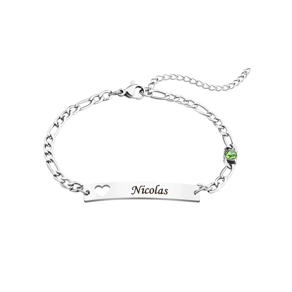 Mum’s Birthstone Name Bracelet