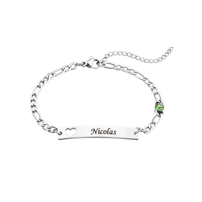 Mum’s Birthstone Name Bracelet