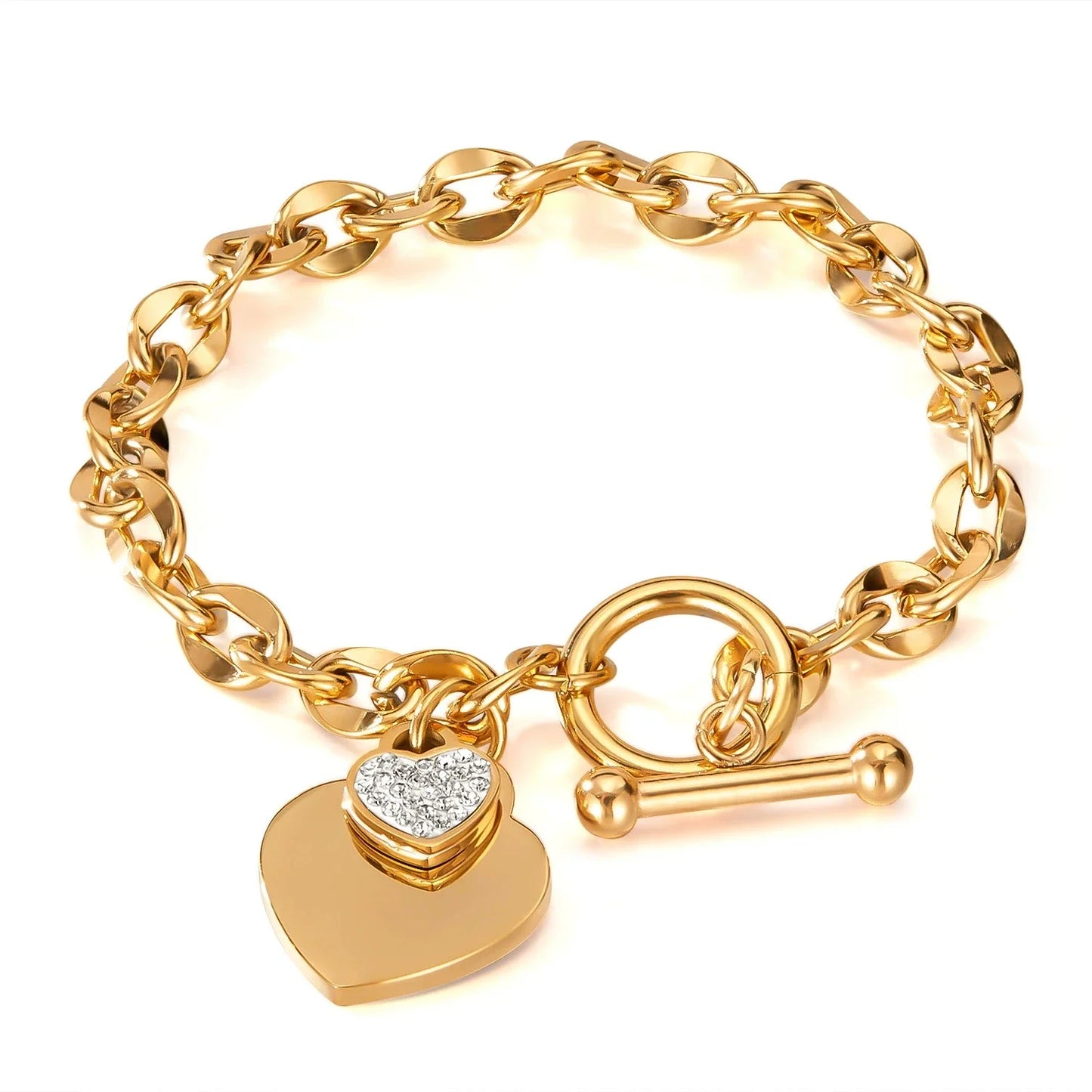 Heart Link Bracelet