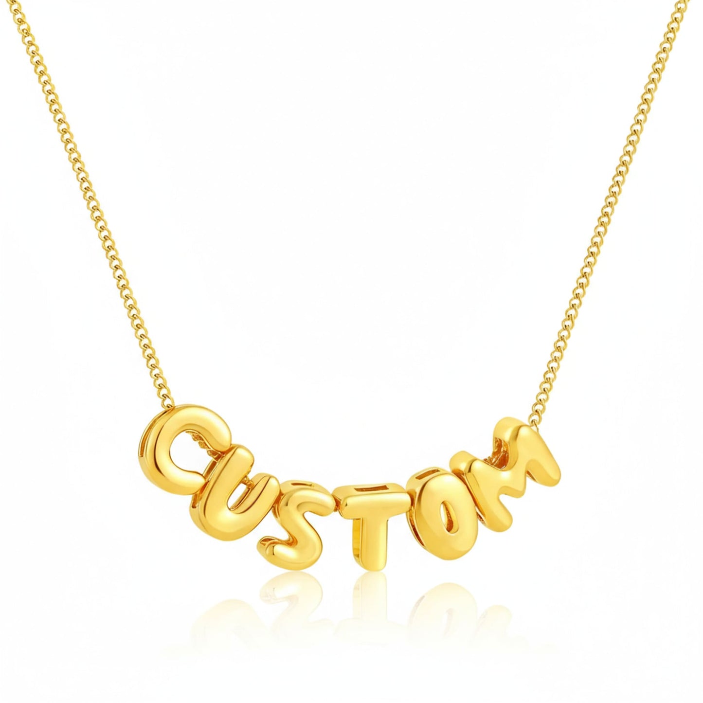 Bubble Letter Necklace