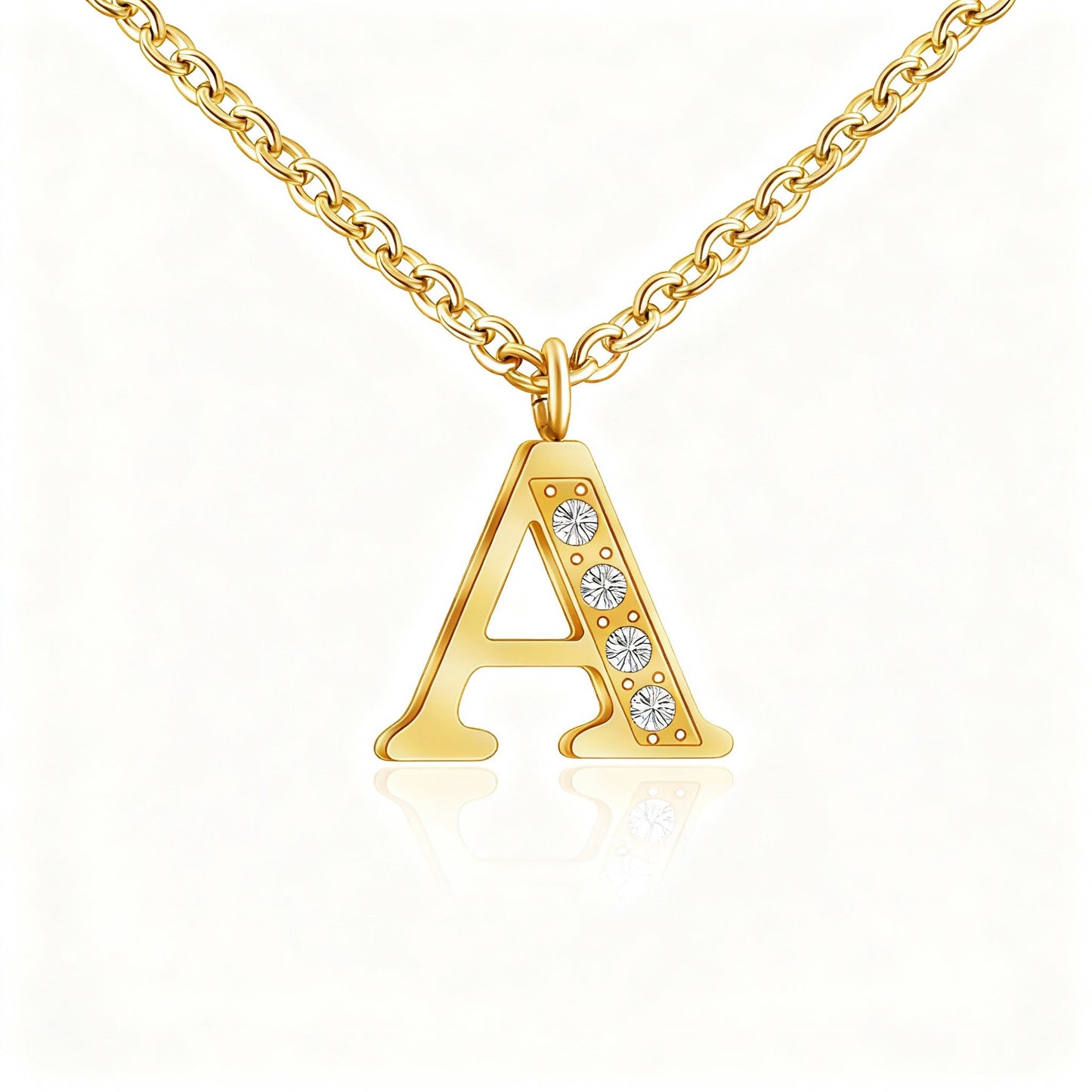 Initial Charm Necklace