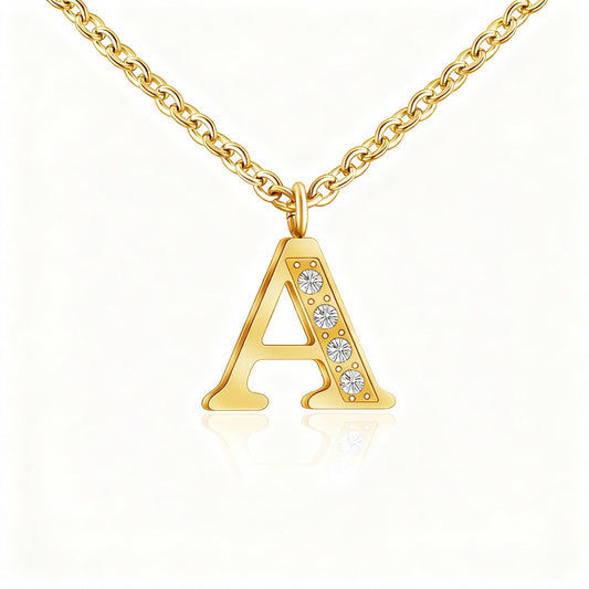 Initial Charm Necklace