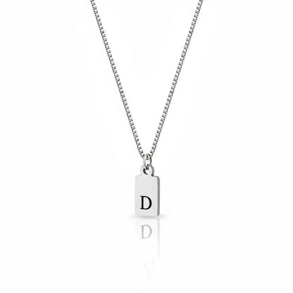 Initial Tag Necklace