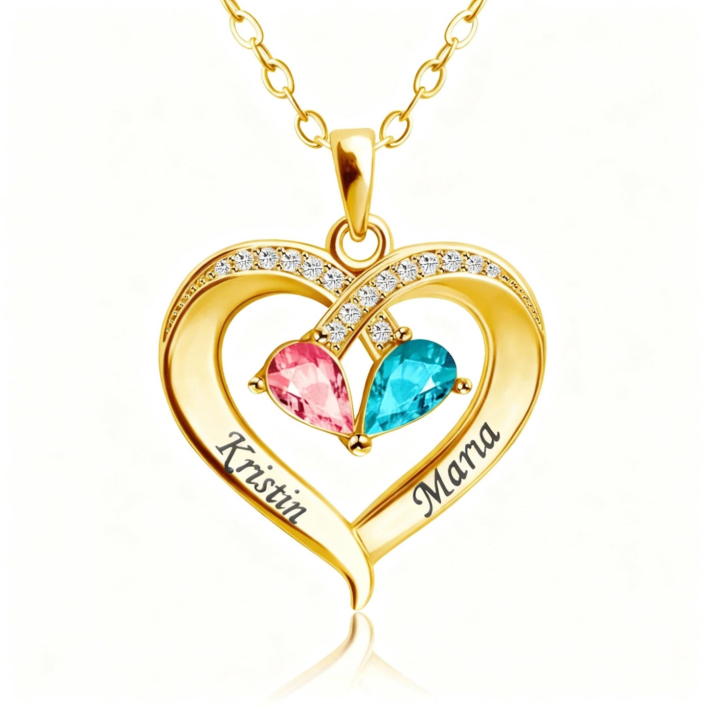 Complete Me Heart Necklace
