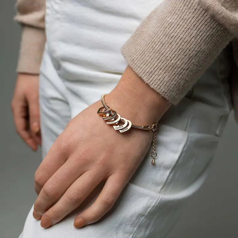 Heart Snake Chain Bracelet