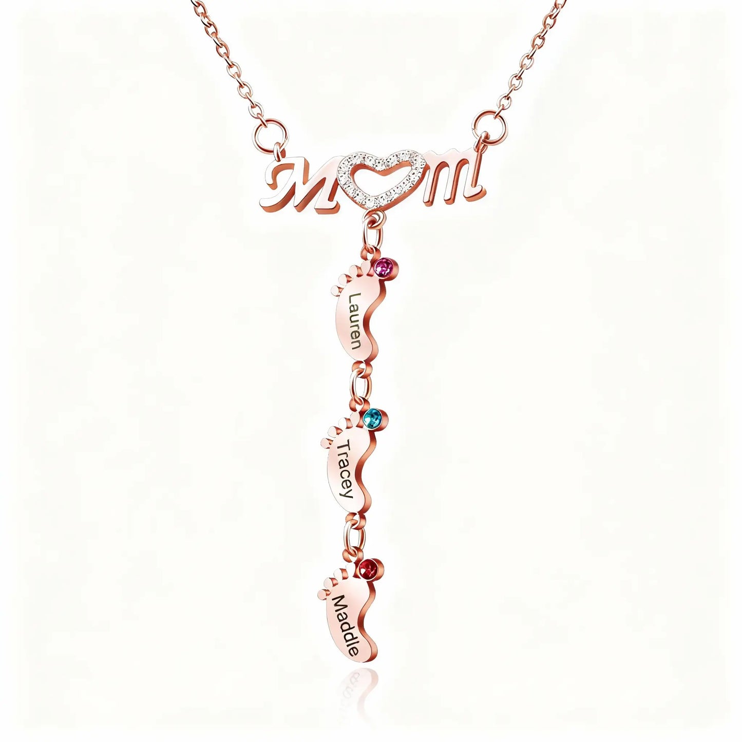 My Babies Footprints Necklace