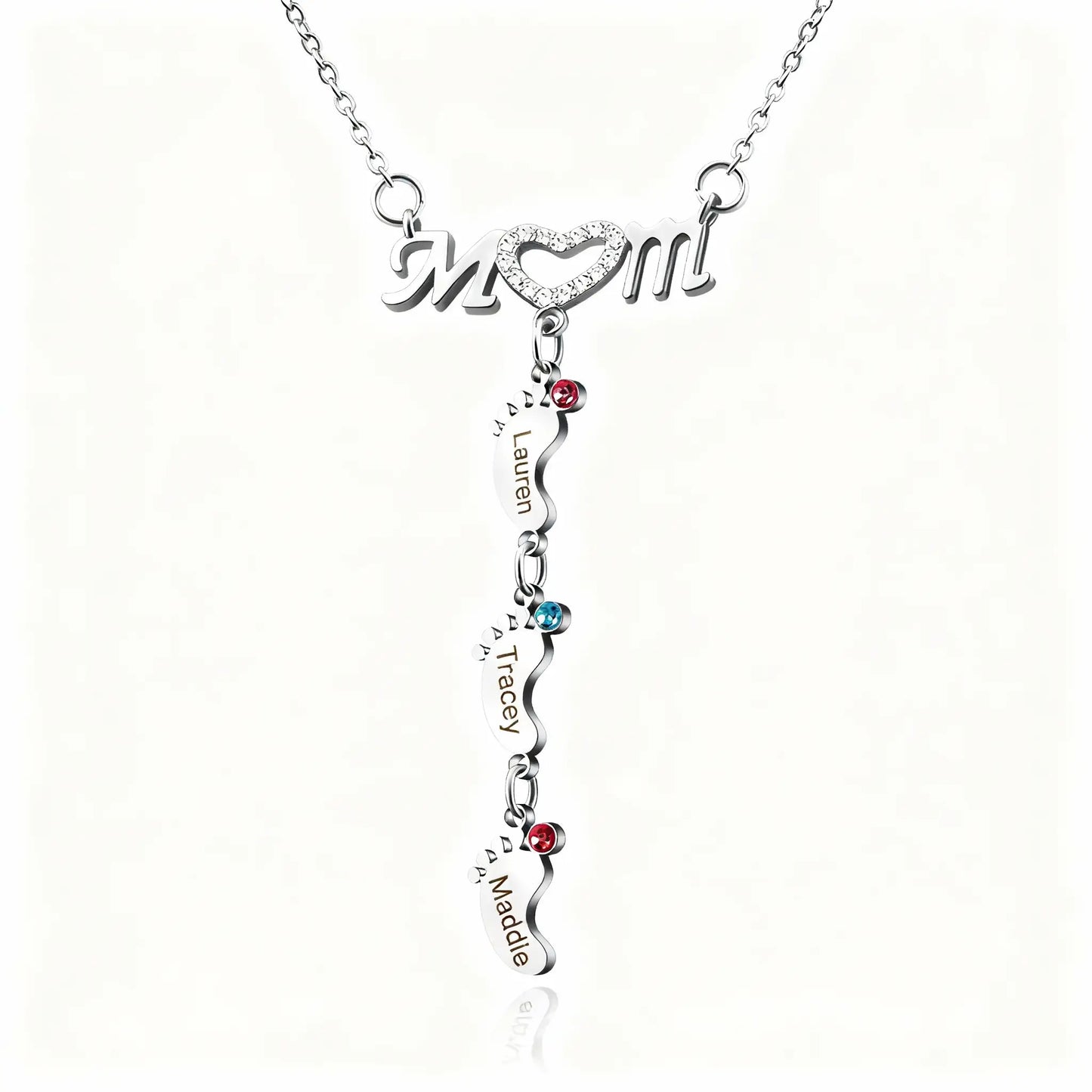 My Babies Footprints Necklace