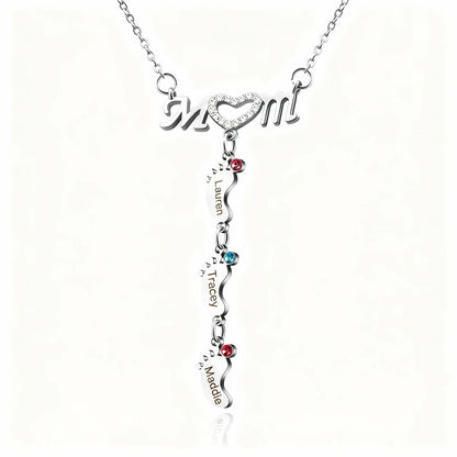 My Babies Footprints Necklace