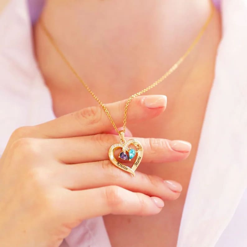 Complete Me Heart Necklace