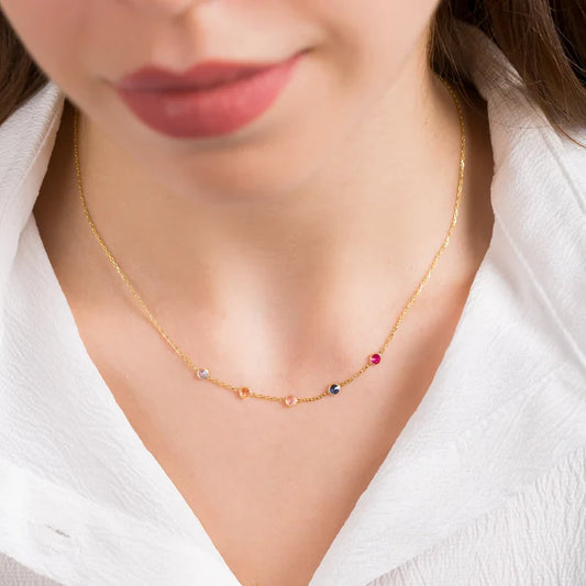 Birthstone Chain Necklace