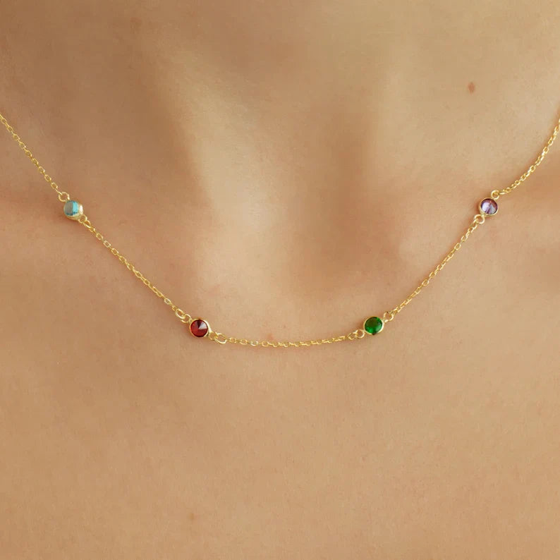 Birthstone Chain Necklace