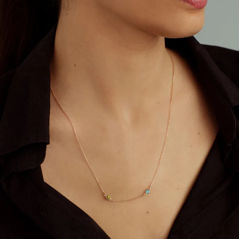 Birthstone Chain Necklace