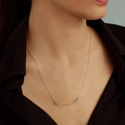 Birthstone Chain Necklace