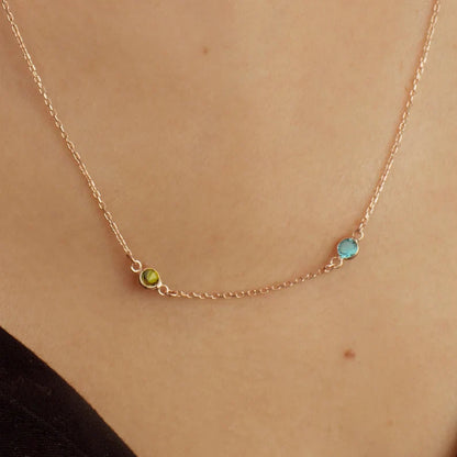 Birthstone Chain Necklace