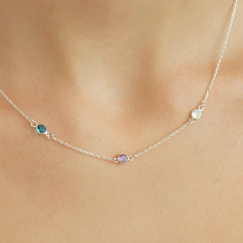 Birthstone Chain Necklace