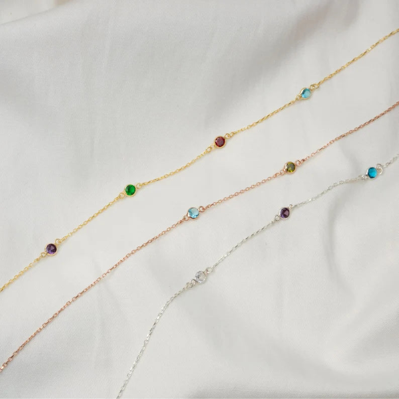 Birthstone Chain Necklace