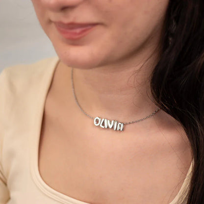 Bubble Letter Necklace