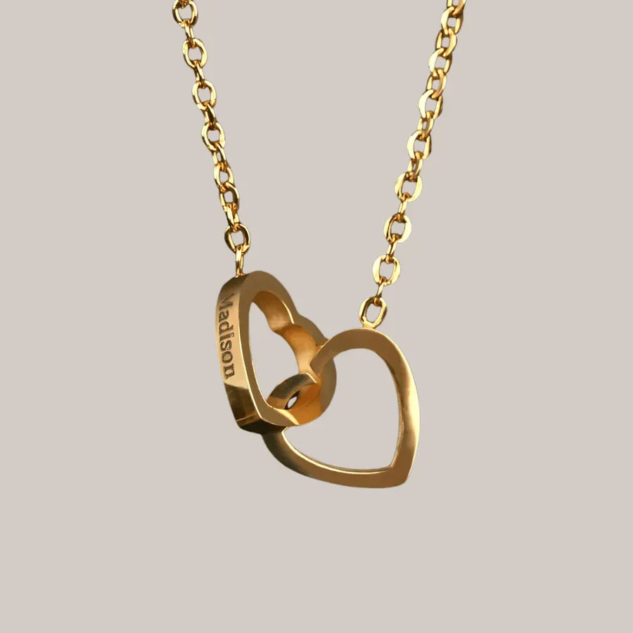 Interlocking Hearts Necklace
