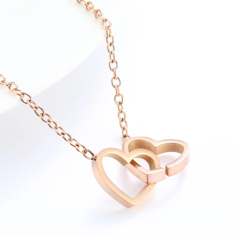 Interlocking Hearts Necklace