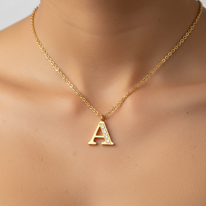 Initial Charm Necklace