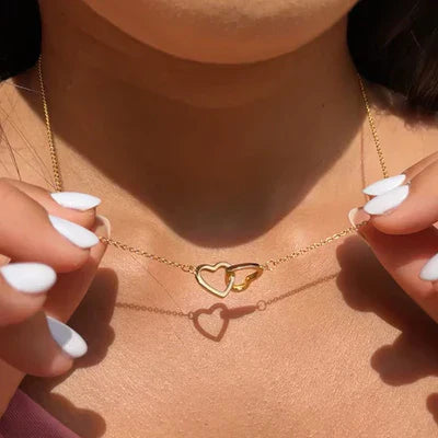 Interlocking Hearts Necklace