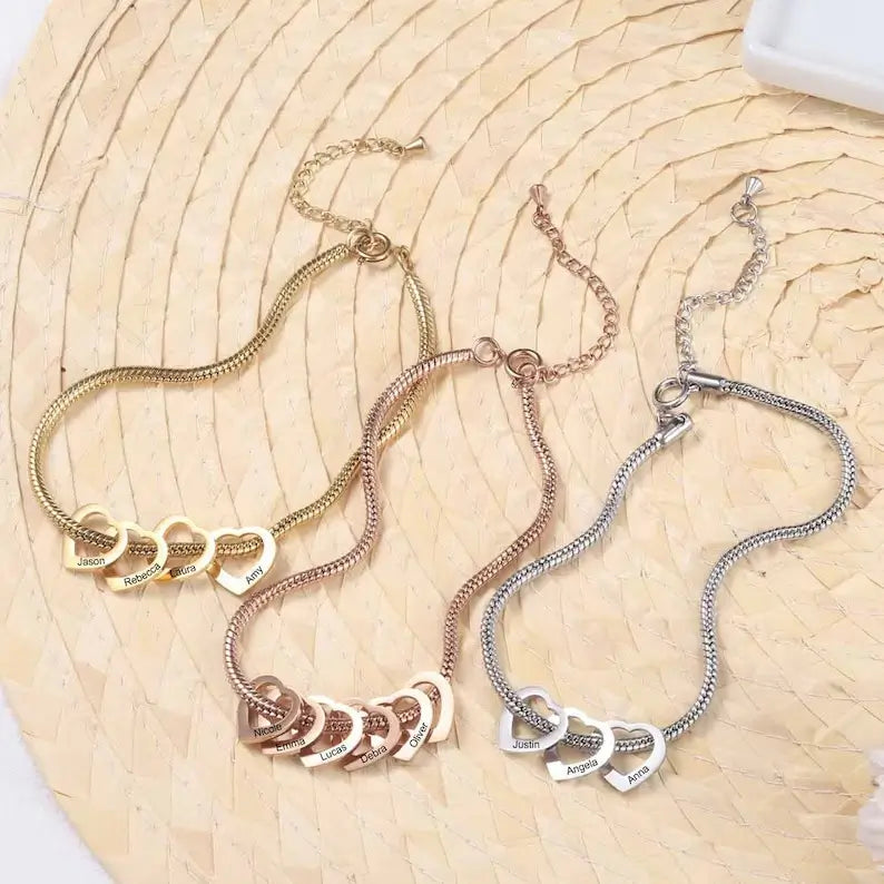 Heart Snake Chain Bracelet